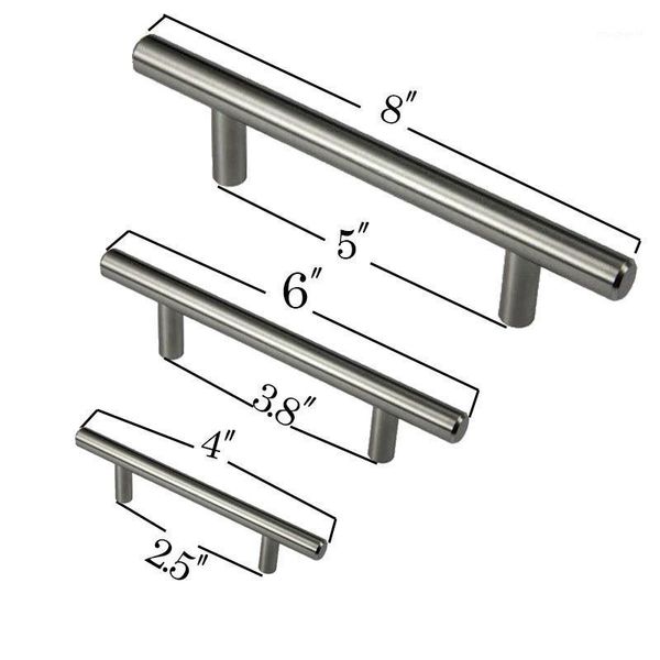wholesale- azerin 4" 6" 8" 1 pcs stainless steel cabinet t bar handle kitchen cabinet handles promotion
wholesale- azerin 4" 6" 8" 1 pcs stainless steel cabinet t bar handle kitchen cabinet handles promotion