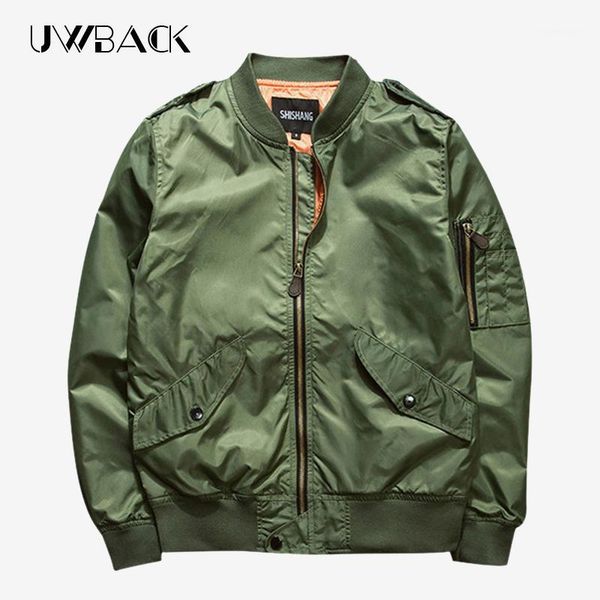 wholesale- uwback 2017 new brand spring jacket men plus size loose bomber jacket windbreaker man veste homme coats caa0511, Black;brown
wholesale- uwback 2017 new brand spring jacket men plus size loose bomber jacket windbreaker man veste homme coats caa0511, Black;brown