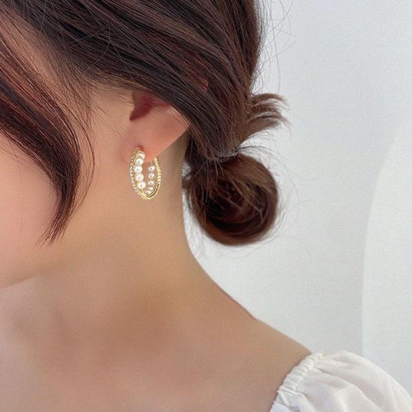2020 korean fashion cute pearl stud earrings elegant for women designer wedding earring charming pendant jewelry hypoallergenic, Golden;silver
2020 korean fashion cute pearl stud earrings elegant for women designer wedding earring charming pendant jewelry hypoallergenic, Golden;silver