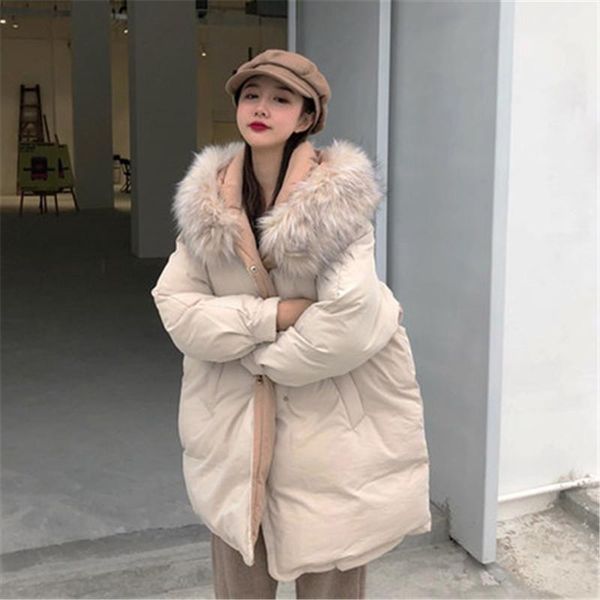 2019 autumn winter women's jackets casual hooded large fur collar parka coats female warm outerwear v11321, Black
2019 autumn winter women's jackets casual hooded large fur collar parka coats female warm outerwear v11321, Black