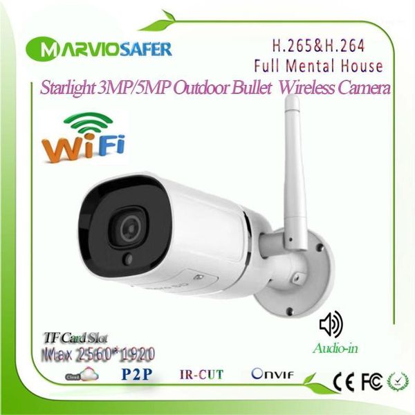new h.265 starlight 5mp wifi outdoor ip network camera cctv wireless security camara, onvif rtsp tf card audio recording1
new h.265 starlight 5mp wifi outdoor ip network camera cctv wireless security camara, onvif rtsp tf card audio recording1