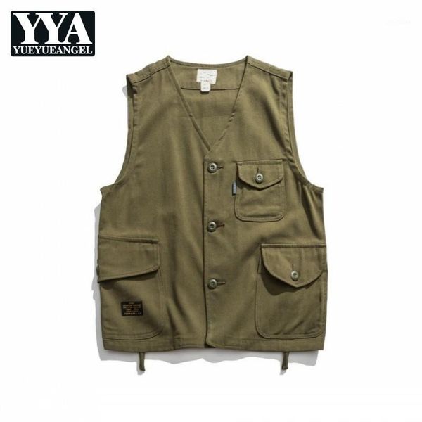 vintage multi-pocket work men vest spring summer new casual loose fit short waistcoat single breasted sleeveless jacket male1, Black;white
vintage multi-pocket work men vest spring summer new casual loose fit short waistcoat single breasted sleeveless jacket male1, Black;white