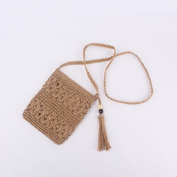 factory direct new products simple hollow tassel messenger straw woven bag hand-woven bag summer vacation beach
factory direct new products simple hollow tassel messenger straw woven bag hand-woven bag summer vacation beach