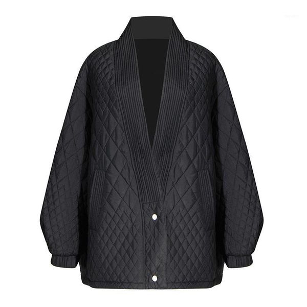 seebeautiful new fashion 2019 autumn winter v-neck lantern sleeve single breasted thick warm overcoat loose coat woman q6641, Black
seebeautiful new fashion 2019 autumn winter v-neck lantern sleeve single breasted thick warm overcoat loose coat woman q6641, Black