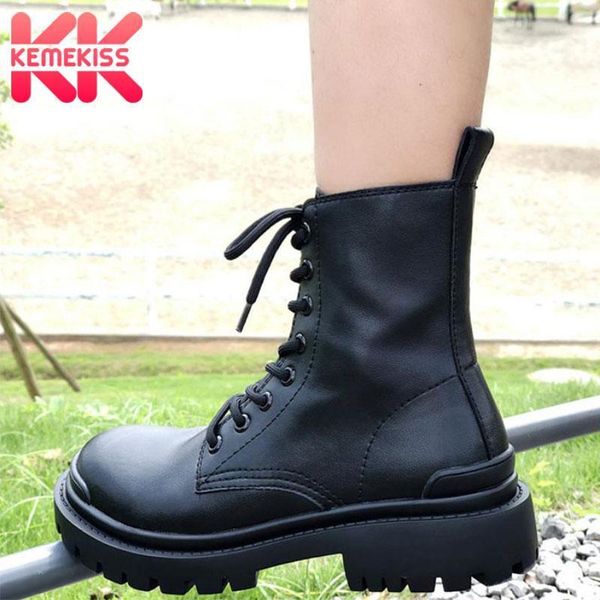 boots kemekiss women ankle real leather casual daily flats winter shoes woman cross strap short boot lady footwear size 34-401, Black
boots kemekiss women ankle real leather casual daily flats winter shoes woman cross strap short boot lady footwear size 34-401, Black