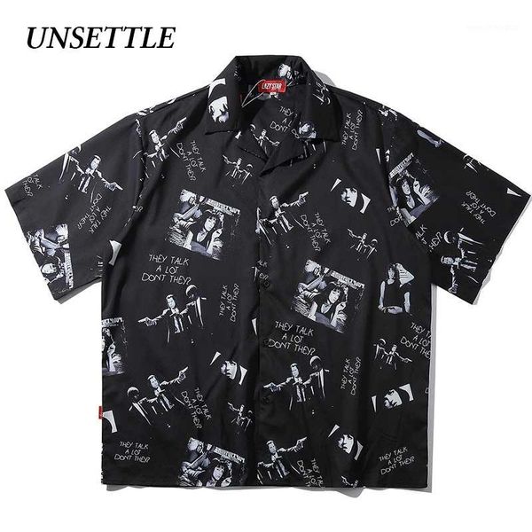 men's casual shirts unsettle 2021ss harajuku hip hop shirt streetwear men hawaiian print beach hiphop summer thin short sleeve1, White;black
men's casual shirts unsettle 2021ss harajuku hip hop shirt streetwear men hawaiian print beach hiphop summer thin short sleeve1, White;black