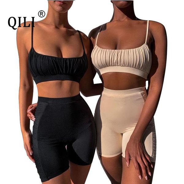 women's jumpsuits & rompers qili strap pleated casual shorts suit tight two-piece female womens outfits summer clothes black, Black;white
women's jumpsuits & rompers qili strap pleated casual shorts suit tight two-piece female womens outfits summer clothes black, Black;white