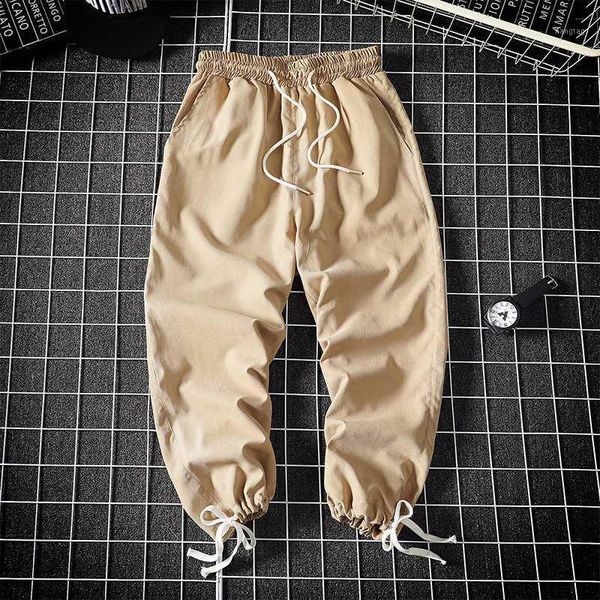 spring 2020 sports pants men's trend harlan pants loose casual toe1, Black