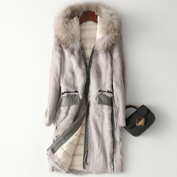 duck natural coat women winter down jacket raccoon hooded clothes 2020 vintage long double faced fur coats hiver 0903101, Black
duck natural coat women winter down jacket raccoon hooded clothes 2020 vintage long double faced fur coats hiver 0903101, Black