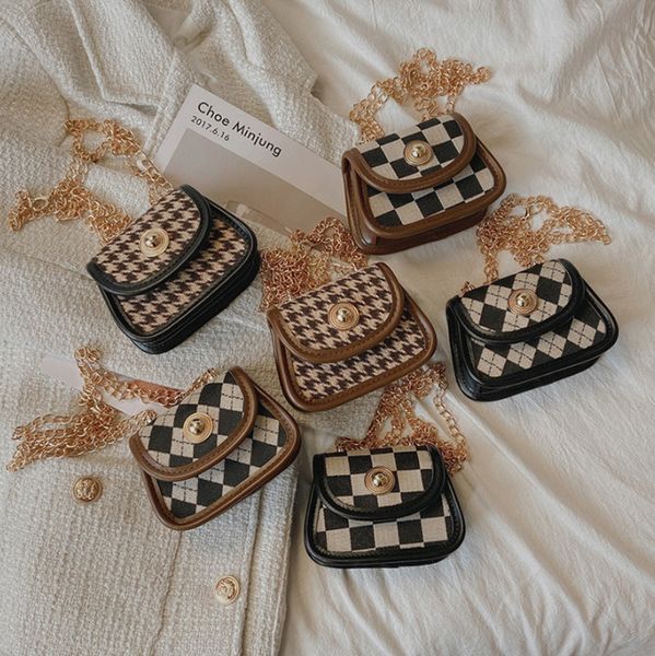 ins kids checkered purse girls plover case one-shoulder saddle bag designer children metal chain messenger princess bags child mini wallet a, White
ins kids checkered purse girls plover case one-shoulder saddle bag designer children metal chain messenger princess bags child mini wallet a, White