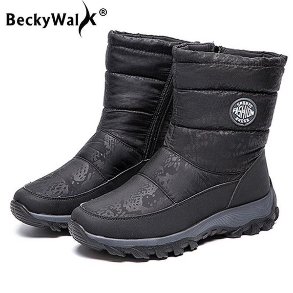 boots women 2021 waterproof snow for winter shoes warm femmes bottes mid-calf platform wsh3719, Black
boots women 2021 waterproof snow for winter shoes warm femmes bottes mid-calf platform wsh3719, Black