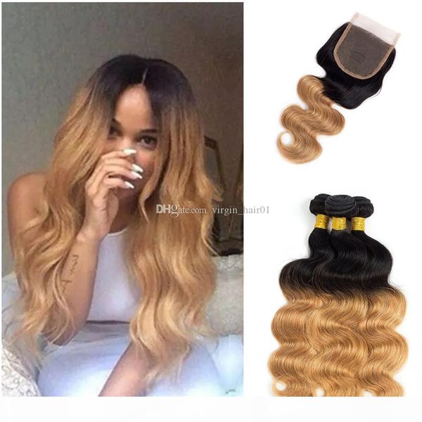 two tone 1b 27 honey blonde lace closure with bundles strawberry blonde ombre hair bundles brazilian human virgin hair with 4*4 lace closure, Black;brown
two tone 1b 27 honey blonde lace closure with bundles strawberry blonde ombre hair bundles brazilian human virgin hair with 4*4 lace closure, Black;brown