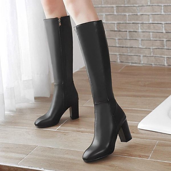 for doropship classic riding boot plus size 45 high-quality cosy walking square high heels knee high shoes women boots female, Black
for doropship classic riding boot plus size 45 high-quality cosy walking square high heels knee high shoes women boots female, Black