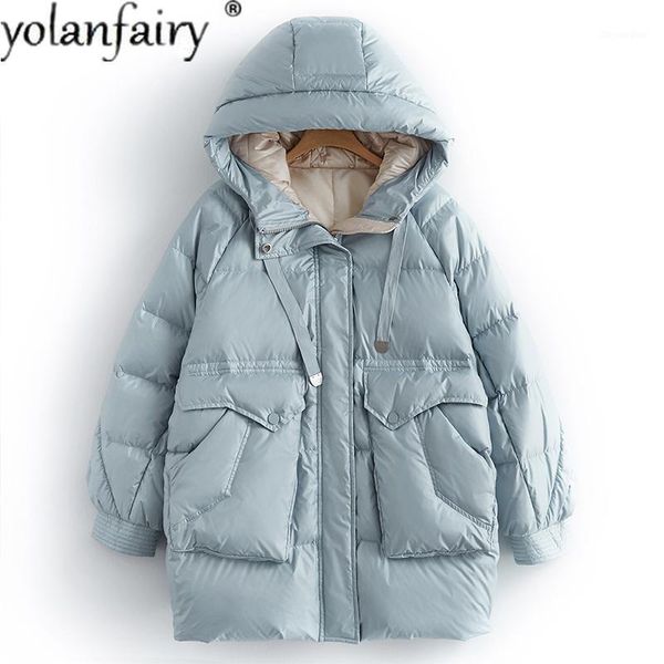 women's jacket hooded down jacket warm winter coat female 90% white duck down coats korean parka 2020 mujeres abrigos pph14241, Black
women's jacket hooded down jacket warm winter coat female 90% white duck down coats korean parka 2020 mujeres abrigos pph14241, Black