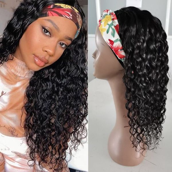 headband wigs headband scarf human hair wigs malaysian water wave full machine made no lace front glueless wig for african american, Black
headband wigs headband scarf human hair wigs malaysian water wave full machine made no lace front glueless wig for african american, Black