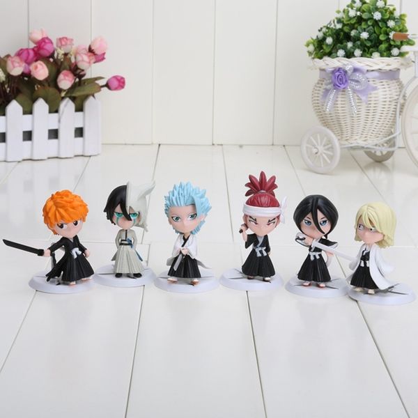 6pcs/set bleach ichigo ulquiorra cifer renji ichimaru gin toushirou pvc action figures toys y200421
6pcs/set bleach ichigo ulquiorra cifer renji ichimaru gin toushirou pvc action figures toys y200421