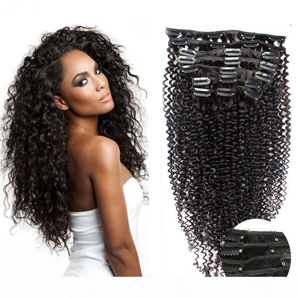 100g 7pcs afro kinky clip in extensions 4a 4b 4c african american clip in human hair extensions for black woman, Black;brown
100g 7pcs afro kinky clip in extensions 4a 4b 4c african american clip in human hair extensions for black woman, Black;brown