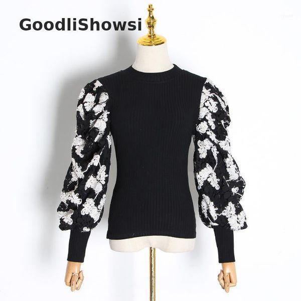 goodlishowsi new arrival casual women's knit o-neck hollow out lantern sleeve pullovers crewnecks fashion elastic jumper1, White;black
goodlishowsi new arrival casual women's knit o-neck hollow out lantern sleeve pullovers crewnecks fashion elastic jumper1, White;black