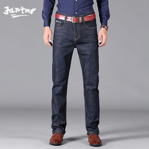 men's jeans autumn winter business men cotton high waist loose straight denim pants brand embroidery trousers man big size 40 42, Blue
men's jeans autumn winter business men cotton high waist loose straight denim pants brand embroidery trousers man big size 40 42, Blue