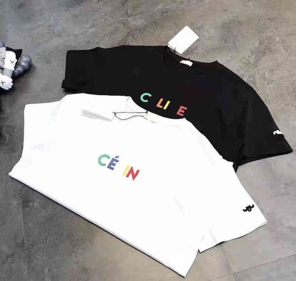 2022 factory wholesale new summer fashion loose thin jelly color letter sleeve embroidery men's and women's short sleeves, White
2022 factory wholesale new summer fashion loose thin jelly color letter sleeve embroidery men's and women's short sleeves, White