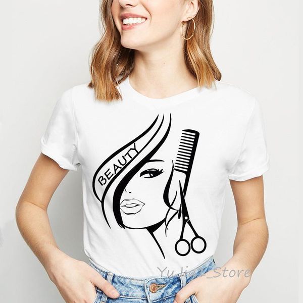 hair beauty design t-shirts for women simple tees barbershop custom tshirt summer harajuku kawaii shirt woman clothes, White
hair beauty design t-shirts for women simple tees barbershop custom tshirt summer harajuku kawaii shirt woman clothes, White