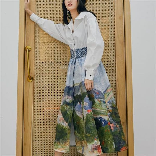 2020 new summer fashion women clothes thin turn down collar full sleeves high waist printed shirt dresses wg17306l, Black;gray
2020 new summer fashion women clothes thin turn down collar full sleeves high waist printed shirt dresses wg17306l, Black;gray
