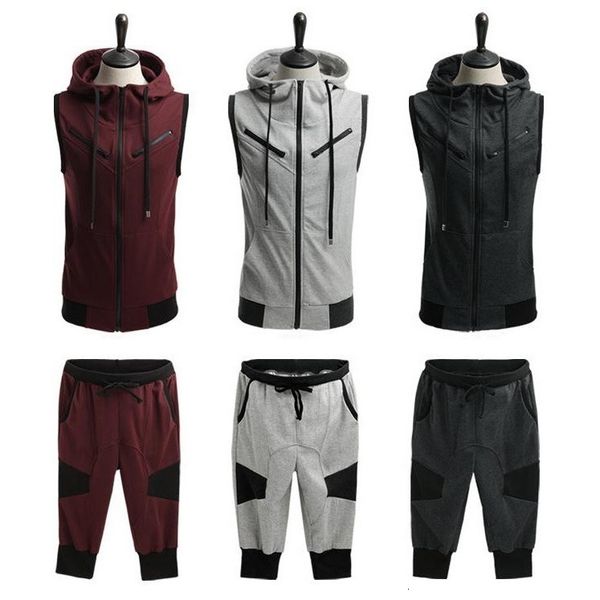 2021 new mens sweat suit hooded joggers running sports sleeveless sweatshirt and pants hoody vest shorts men clothing piece avfd, Black;brown
2021 new mens sweat suit hooded joggers running sports sleeveless sweatshirt and pants hoody vest shorts men clothing piece avfd, Black;brown