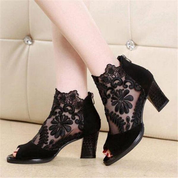 summer mesh peep toe sandals heels single shoes women shoes in europe america 2020 spring summer pumps gauze mujer, Black
summer mesh peep toe sandals heels single shoes women shoes in europe america 2020 spring summer pumps gauze mujer, Black
