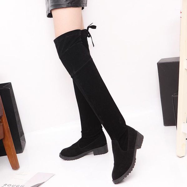 women's leather boots winter footwear shoes round toe boots-women thigh high heels high platform luxury1, Black
women's leather boots winter footwear shoes round toe boots-women thigh high heels high platform luxury1, Black