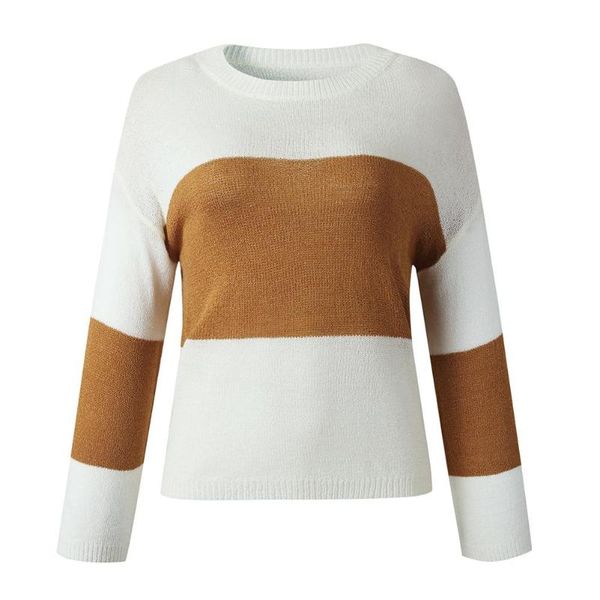 women's sweaters oversize knit sweater fashion women autumn long sleeve color block thin loose blouse jumpers, White;black
women's sweaters oversize knit sweater fashion women autumn long sleeve color block thin loose blouse jumpers, White;black