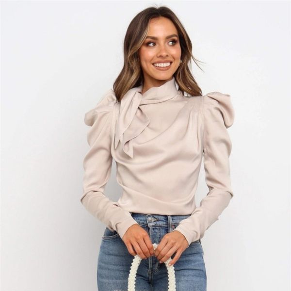fashion women satin blouses bow neck long sleeve elegant blouse office lady shirts female s-xl kg-124, White
fashion women satin blouses bow neck long sleeve elegant blouse office lady shirts female s-xl kg-124, White