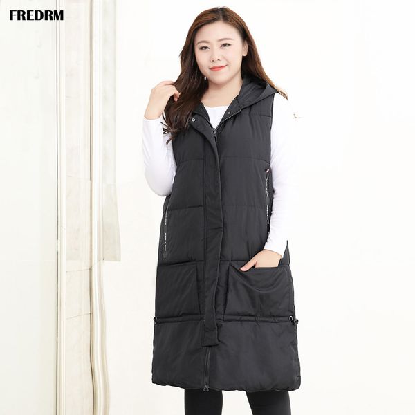 fredrm women vests 2020 new winter spring thick sleeveless jackets big size 7xl 8xl hood ladies female long outerwear plus size 1023, Black;white
fredrm women vests 2020 new winter spring thick sleeveless jackets big size 7xl 8xl hood ladies female long outerwear plus size 1023, Black;white