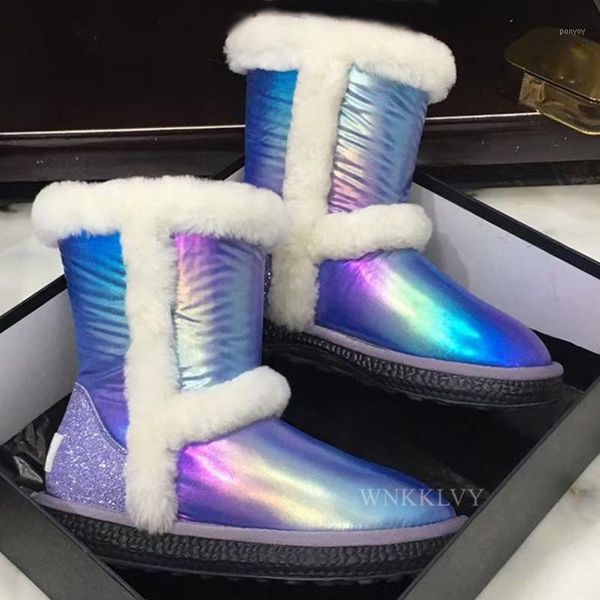 flat fur aurora mid calf snow boots women thick sole round toe mirror waterproof short botas winter plush warm cotton shoes 20211, Black
flat fur aurora mid calf snow boots women thick sole round toe mirror waterproof short botas winter plush warm cotton shoes 20211, Black