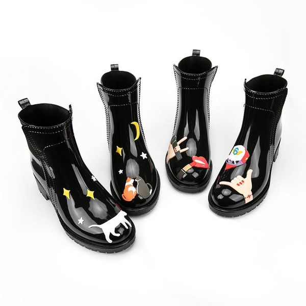 chaussures femme девочек-подростков дождя обувь мода мартин шорт tube водонепроницаемые ботинки anti-slip rain boots дети резина, Black;grey
chaussures femme девочек-подростков дождя обувь мода мартин шорт tube водонепроницаемые ботинки anti-slip rain boots дети резина, Black;grey