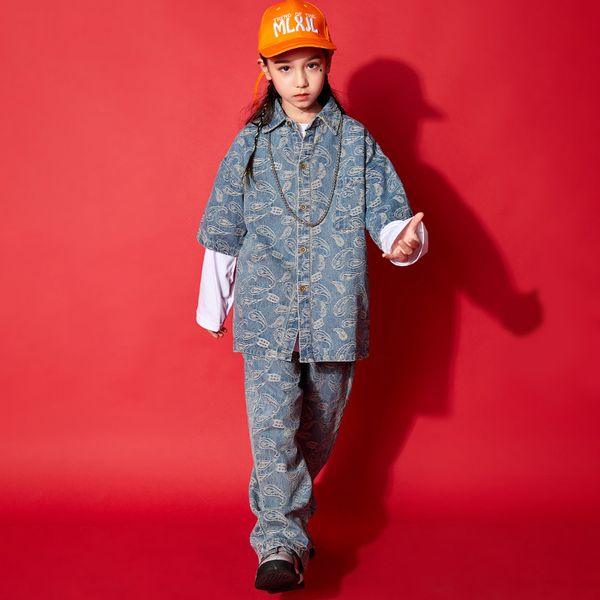 fall hip hop dance clothes for kids stage costume street dance wear rave dancer outfits designer clothes fashion wears jl2046, Black;red
fall hip hop dance clothes for kids stage costume street dance wear rave dancer outfits designer clothes fashion wears jl2046, Black;red