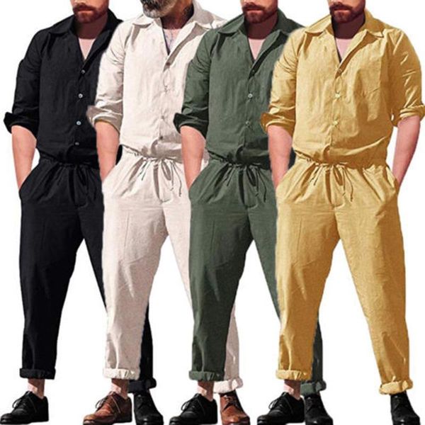 2021 men hip hop solid jumpsuit pants male suits buttons lace up spring long sleeve overalls plus size -xxxl, Gray
2021 men hip hop solid jumpsuit pants male suits buttons lace up spring long sleeve overalls plus size -xxxl, Gray