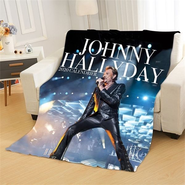 new johnny hallyday 3d printed fleece blanket for beds hiking picnic thick quilt fashionable bedspread throw 1021, White;black
new johnny hallyday 3d printed fleece blanket for beds hiking picnic thick quilt fashionable bedspread throw 1021, White;black