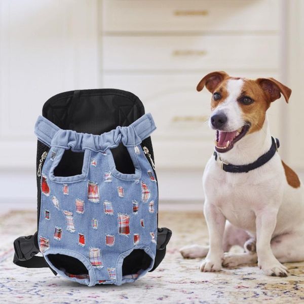 winter denim front pet carrier bag puppy 5 holes outdoor front backpack chest bags pets outing travel carrier pouch
winter denim front pet carrier bag puppy 5 holes outdoor front backpack chest bags pets outing travel carrier pouch