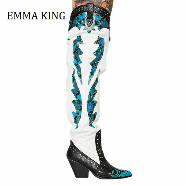 boots fall winter women cowboy snakeskin faux leather over the knee western chunky block heels botas de mujer1, Black
boots fall winter women cowboy snakeskin faux leather over the knee western chunky block heels botas de mujer1, Black