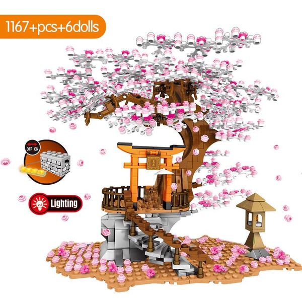 творческое sakura стойло инари кирпичи city street view cherry blossom пейзаж дом дерево building block игрушки для детей bbysls
творческое sakura стойло инари кирпичи city street view cherry blossom пейзаж дом дерево building block игрушки для детей bbysls