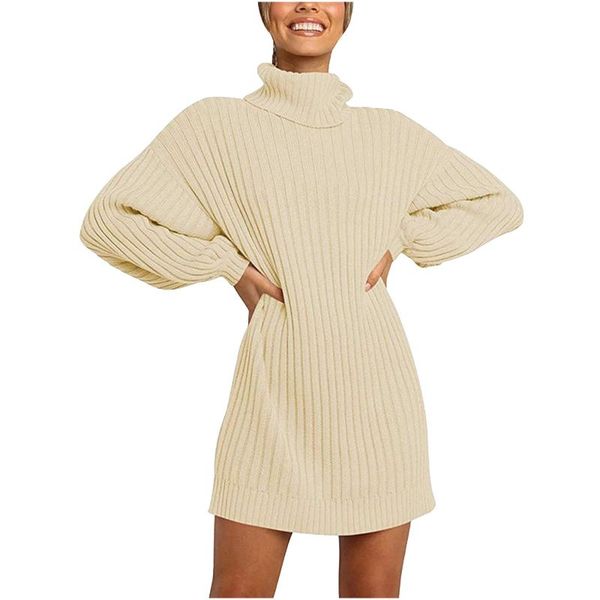 turtleneck women's sweaters dress new thick warm sweaters knitted pullover casual loose long sleeve oversized for women, White;black
turtleneck women's sweaters dress new thick warm sweaters knitted pullover casual loose long sleeve oversized for women, White;black