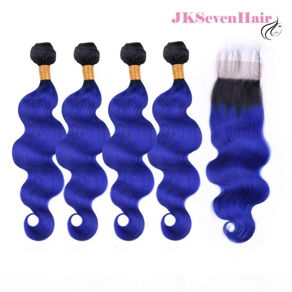 1b blue body wave brazilian virgin hair extensions 4 bundles with closure two tone blue color indian peruvian malaysian remy hair weaves, Black
1b blue body wave brazilian virgin hair extensions 4 bundles with closure two tone blue color indian peruvian malaysian remy hair weaves, Black