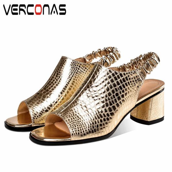 verconas women genuine leather square toe brand design party pumps thick heel high heeled sandals concise summer shoes woman, Black
verconas women genuine leather square toe brand design party pumps thick heel high heeled sandals concise summer shoes woman, Black