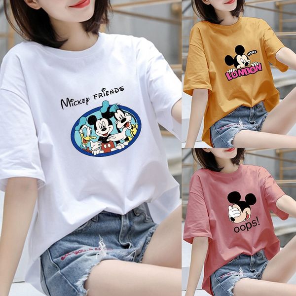 cotton summer new student short sleeve t-shirt women's korean cartoondress dresst-shirt dressprint half sleeve women's dress ins l, White
cotton summer new student short sleeve t-shirt women's korean cartoondress dresst-shirt dressprint half sleeve women's dress ins l, White