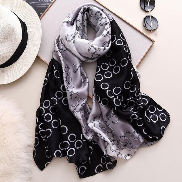 scarves three color splicing women scarf luxury designer shawls and wraps 2021 silk large travel blanket1, Blue;gray
scarves three color splicing women scarf luxury designer shawls and wraps 2021 silk large travel blanket1, Blue;gray