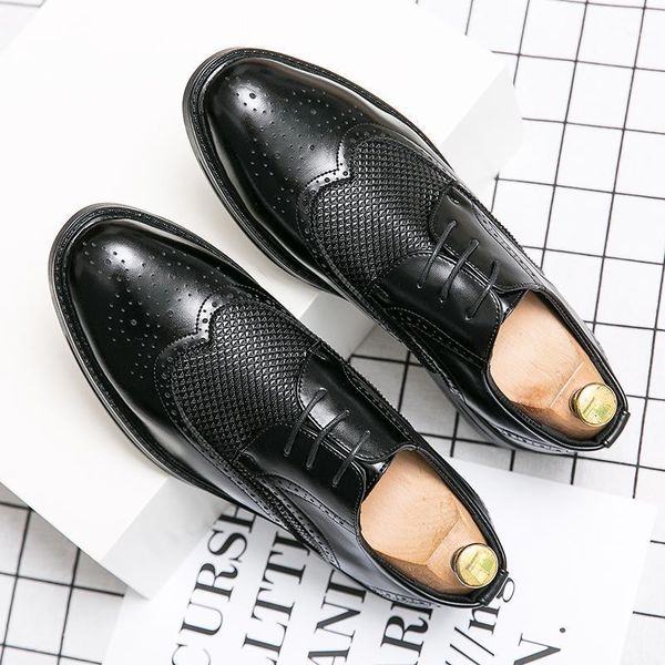 dress shoes handmade brogue leather men pointed toe business oxfords wedding office derby1, Black
dress shoes handmade brogue leather men pointed toe business oxfords wedding office derby1, Black