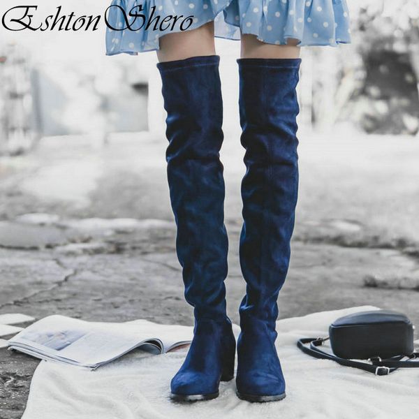 eshtonshero shoes woman over the knee boots pu leather square med heel new arrivals platform ladies motorcycle boots size 3-12.5 1026, Black
eshtonshero shoes woman over the knee boots pu leather square med heel new arrivals platform ladies motorcycle boots size 3-12.5 1026, Black