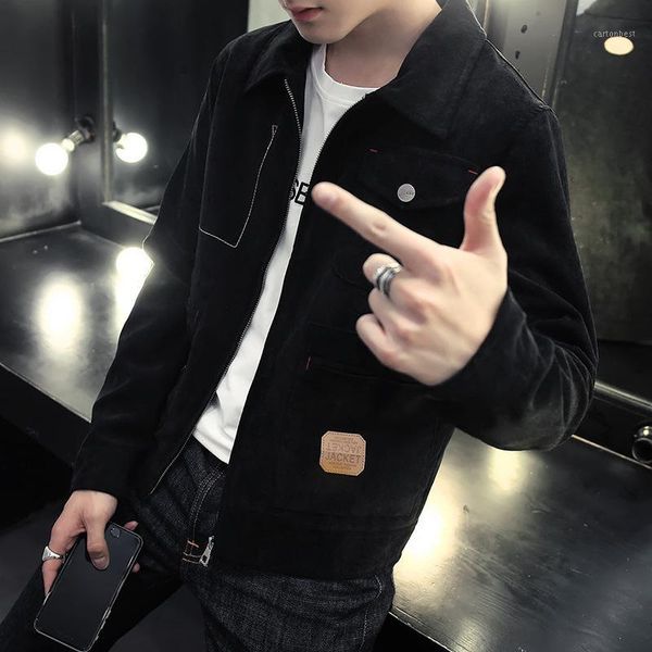 men's jackets 2021 spring and autumn casual solid color youth fashion thin jacket tide1, Black;brown
men's jackets 2021 spring and autumn casual solid color youth fashion thin jacket tide1, Black;brown