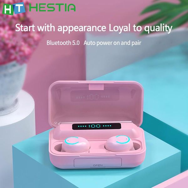 f9-9 true wireless bluetooth headphones ipx7 waterproof washable noise reduction 2000mah charging bin hifi sound pink earphones
f9-9 true wireless bluetooth headphones ipx7 waterproof washable noise reduction 2000mah charging bin hifi sound pink earphones