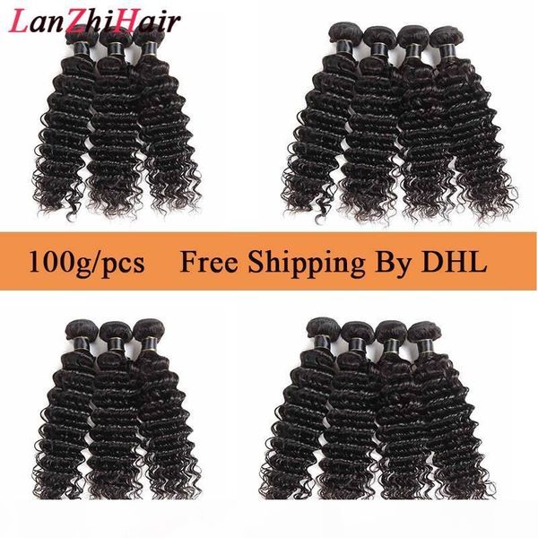 8a 100% brazilian virgin hair extensions deep wave natural hair 3 4pcs lot hair weaves deep wave double weft dhl natural color, Black
8a 100% brazilian virgin hair extensions deep wave natural hair 3 4pcs lot hair weaves deep wave double weft dhl natural color, Black